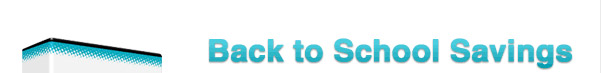 Back to School Savings