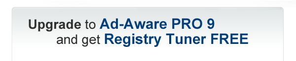 Upgrade to Ad-Aware Total Security and get Registry Tuner FREE